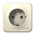 Изображение товара Розетка Systeme Electric Blanca 1-местная для открытой установки 16А IP20 с заземлением молочного ц