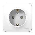 Изображение товара Розетка Systeme Electric Blanca 1-местная для открытой установки 16А IP20 с заземлением, без шторок