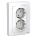 Изображение товара Розетка Systeme Electric Blanca 2-местная для скрытой установки IP20 16А белая
