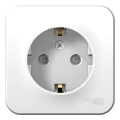 Изображение товара Розетка Systeme Electric Blanca 1-местная открытой установки с заземлением IP20 белая