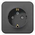 Изображение товара Розетка Systeme Electric Blanca 1-местная открытая установка с заземлением антрацит