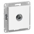 Изображение товара Розетка Systeme Electric AtlasDesign TV 1-местная для скрытой установки IP20 5-2150 Гц 4 дБ, проходная, механизм, бежевая