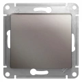 Изображение товара Выключатель одноклавишный Systeme Electric Glossa скрытой установки IP20 10А платина