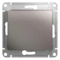 Изображение товара Переключатель одноклавишный Systeme Electric Glossa проходной IP20 платина