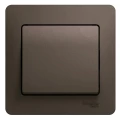 Изображение товара Выключатель одноклавишный Systeme Electric Glossa скрытой установки шоколад