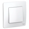Изображение товара Переключатель Systeme Electric BLANCA скрытый, количество клавиш - 1 шт, номинальный ток - 10А, степень защиты - IP20, без подсветки, в сборе, цвет - белый