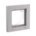 Изображение товара Рамка Systeme Electric AtlasDesign Aqua 1П 1 пост IP44 для ванны и кухни серый алюминий