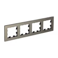 Изображение товара Рамка для электроустановочных изделий Systeme Electric AtlasDesign Nature 4П латунь
