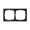 Изображение товара Рамка Systeme Electric ArtGallery 2П 2 поста горизонтальная карбон пластик