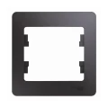 Изображение товара Рамка Systeme Electric Glossa 1П 1 пост, степень защиты IP20, корпус - пластик, цвет - графит