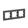 Изображение товара Рамка Systeme Electric AtlasDesign 3П 3 поста универсальная базальт пластик