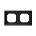 Изображение товара Рамка Systeme Electric ArtGallery 2П 2 поста, степень защиты IP44, корпус - пластик, цвет - карбон