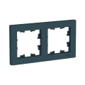 Изображение товара Рамка Systeme Electric AtlasDesign 2П 2 поста изумруд горизонтальная IP20 пластик