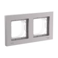 Изображение товара Рамка Systeme Electric AtlasDesign Aqua 2П 2 поста защита IP44 алюминий