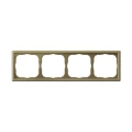 Изображение товара Рамка Systeme Electric ArtGallery 4П 4 поста цвет золотой декоративная