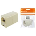 Изображение товара Компьютерный проходник RJ45 неэкранированный гнездо слоновая кость TDM
