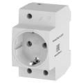 Изображение товара Розетка модульная TDM Shuko PAp10-3-ОП 16А на DIN-рейку белая