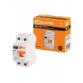 Изображение товара Двухполюсное УЗО TDM ВД1-63 25А 10мА для защиты от утечек