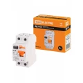 Изображение товара Двухполюсное УЗО TDM ВД1-63 2P тип АС 63A ток утечки 100мА