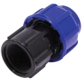 Изображение товара Муфта компрессионная TEBO KOM-VR Дн40x1 1/4″ Ру10 для ПНД труб переходная