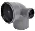 Изображение товара Отвод канализационный TEBO 110x50 87,5° универсальный правый полипропилен