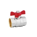 Изображение товара Кран шаровой Tecofi BS1152B 1/4″ Ду8 Ру30 полнопроходной, латунь CW617N никелированная, уплотнение - PTFE, внутренняя резьба, ручка-бабочка