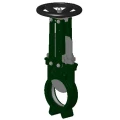 Изображение товара Задвижка шиберная ножевая Tecofi VG 4400-001 Ду150 Ру10 с штурвалом