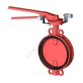 Изображение товара Затвор дисковый поворотный Tecofi VPI 4448R2C-02EP Ду300 Ру16 межфланцевый, корпус - ковкий чугун EN-GJS-500-7, диск - ковкий чугун EN-GJS-500-7, уплотнение - EPDM, с рукояткой и концевыми выключателями XCKP2102P16