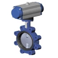 Изображение товара Затвор дисковый поворотный Tecofi VPI 4649-N03EP Ду150 Ру16 с пневмоприводом
