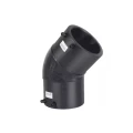 Изображение товара Отвод электросварной ПЭ TEGA Type C Дн140 45° Ру16 для труб ПНД и систем водоснабжения