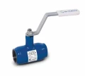 Изображение товара Кран шаровой Temper 290 1 1/4″ Ду32 Ру40 полнопроходной, двухходовой, сталь 09Г2С, уплотнение - PTFE, внутренняя резьба, рукоятка