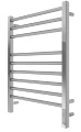 Изображение товара Полотенцесушитель электрический Терминус Сицилия 500x700 9 перекладин со встроенным диммером справа лесенка без полки