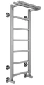 Изображение товара Полотенцесушитель ТЕРМИНУС Контур лесенка 1/2″ Ру15 300х800 7П корпус - нержавеющая сталь, нижнее подключение, без полочки