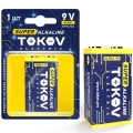 Изображение товара Элемент питания алкалиновый TOKOV ELECTRIC 6LR61 КРОНА 9 В, 580 мА.ч, блистер 1 шт.