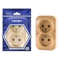 Изображение товара Розетка TOKOV ELECTRIC Frea 2-местная открытой установки без заземления