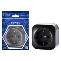 Изображение товара Розетка TOKOV ELECTRIC Frea 1-местная открытая без заземления IP20 карбон