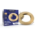 Изображение товара Встраиваемый светильник LED с цоколем GU5.3 TOKOV ELECTRIC MR16 золото 85x85x40 мм