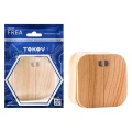 Изображение товара Двухклавишный выключатель TOKOV ELECTRIC Frea открытая установка с индикацией 10 А сосна