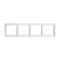 Изображение товара Рамка IN HOME CLASSICO 4 поста, горизонтальная, цвет - белый