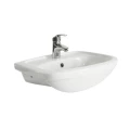 Изображение товара Умывальник Оскольская Керамика Арго 55 мебельный, 1 отверстие под сместитель по центру, белый