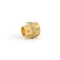 Изображение товара Ниппель Uni-Fitt 1/2x1/4″ Ду15x8 Ру30 редукционный, корпус - латунь, присоединение - наружная резьба