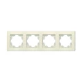Изображение товара Рамка UNIVersal Афина 4П 4 поста горизонтальная бежевый IP20