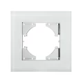 Изображение товара Рамка GUSI ELECTRIC Ugra 1П 1 пост, степень защиты IP20, корпус - стекло, цвет - белый
