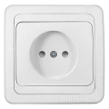 Изображение товара Розетка UNIVersal Валери 1-местная скрытой установки без заземления IP20 белая