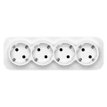 Изображение товара Розетка UNIVersal Ionich 4-местная для открытой установки 16А IP20 белая