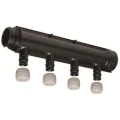 Изображение товара Коллекторный блок PPSU Uponor AQUA PLUS Q&E Dn25 Ру10 4 выхода 50 мм