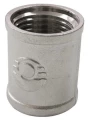 Изображение товара Муфта соединительная VALFEX VF170N 1/2″ Ду15 Ру40 внутренняя резьба, корпус - латунь никелированная