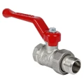 Изображение товара Кран шаровой VALFEX 11Б27фт1М OPTIMА VF.225.NLR1 3/4″ Ду20 Ру25 полнопроходной, двухходовой, латунь ЛС59-1, уплотнение - фторопласт Ф-4, внутренняя резьба / американка, ручка-рычаг