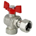 Изображение товара Кран шаровой VALFEX Premium VF.266.NB1 1/2″ Ду15 Ру50 полнопроходной, двухходовой, латунь ЛС59-1, уплотнение - PTFE, внутренняя резьба / накидная гайка, ручка-бабочка