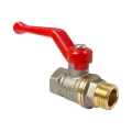 Изображение товара Кран шаровой VALFEX 11б27фт1М VF.215.NR1.114 1 1/4″ Ду32 Ру40 полнопроходной, двухходовой, латунь ЛС59-1 никелированная, уплотнение - PTFE, внутренняя резьба / наружная резьба, ручка-рычаг